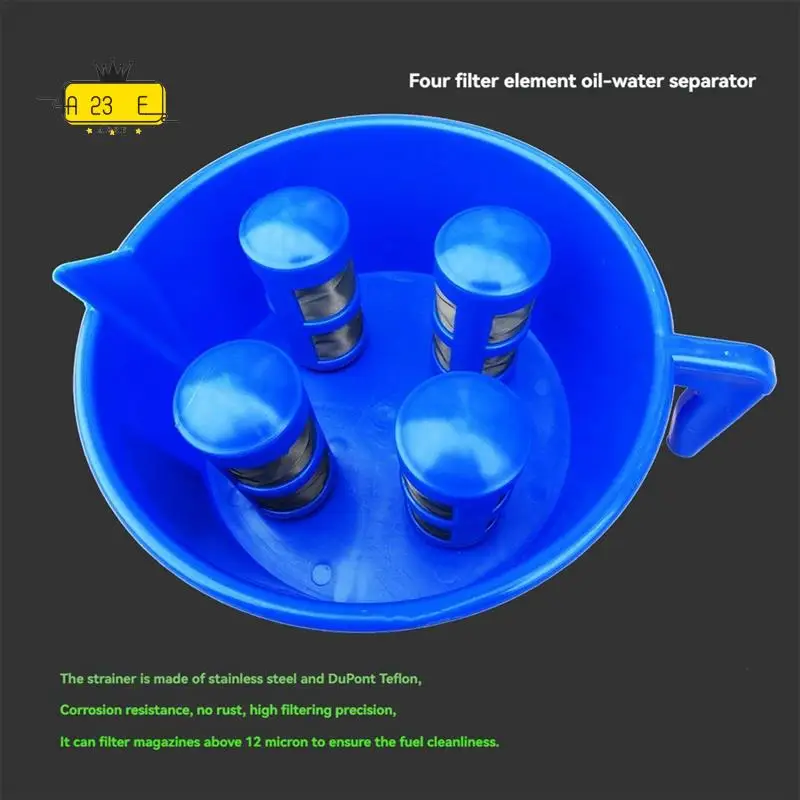 

A23E-воронковый сепаратор масла и воды с четырьмя фильтрующими элементами, дизельный бензиновый топливный фильтр, аксессуары для фитингов