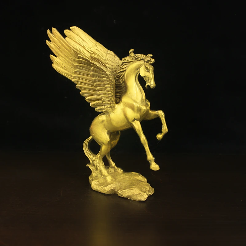 flying Apsaras pure brass precision casting home decoration company store decoration. Specification 16 * 5.5 * 19cm Weight 0.7kg