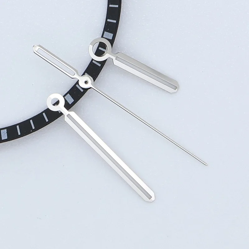 Zilveren Aiguille Royal Oak horlogewijzers C3 Super Lumen voor Seiko Mod NH35 36 Horlogeonderdelen Wijzer Tweedehands