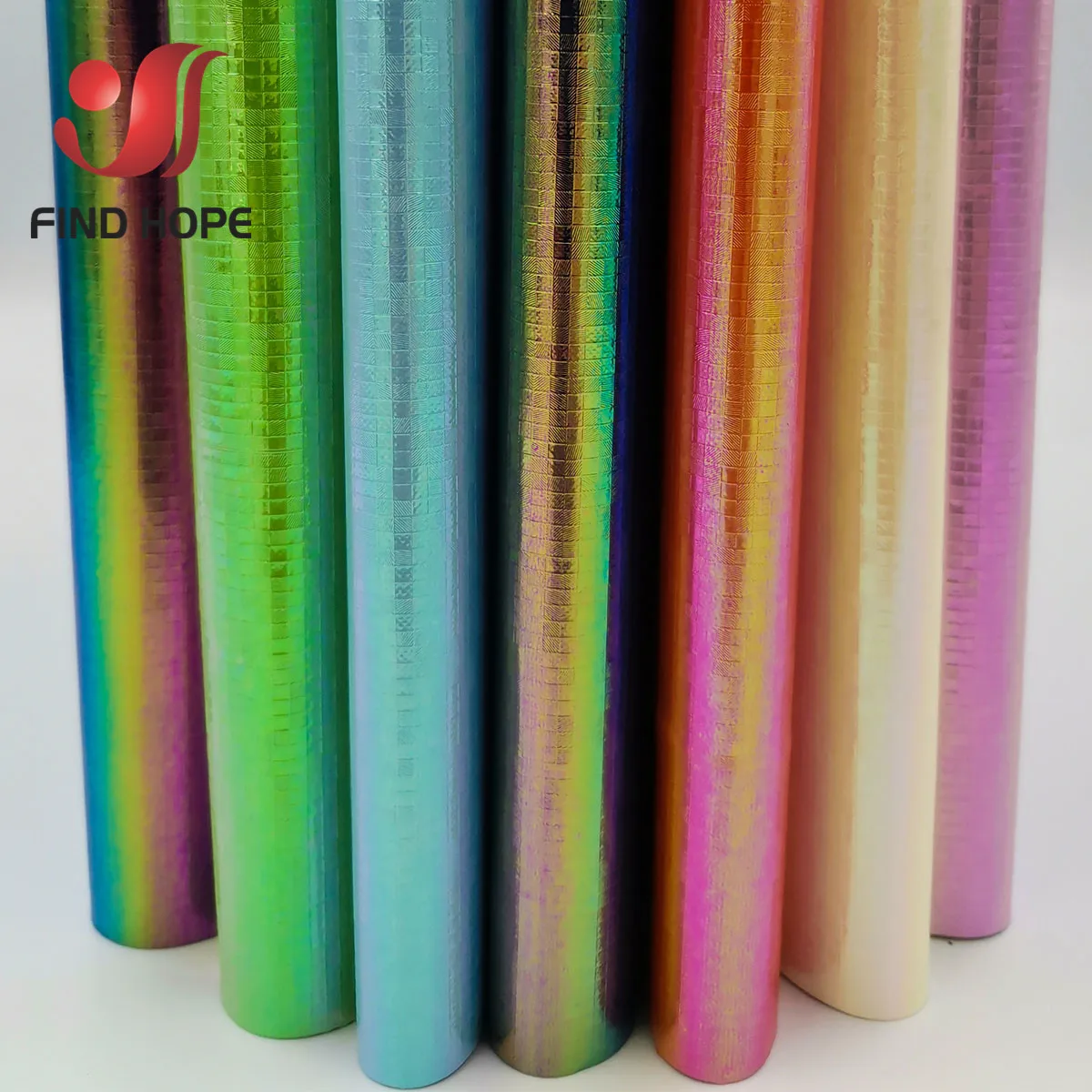 20 x 120 cm Laser-Hologramm-PU-Lederstoff, 0,5 mm schillernder Farbverlauf, Kunstleder für DIY-Handwerk, Schleife, Puppe, Schuhe, Handtasche, Dekor