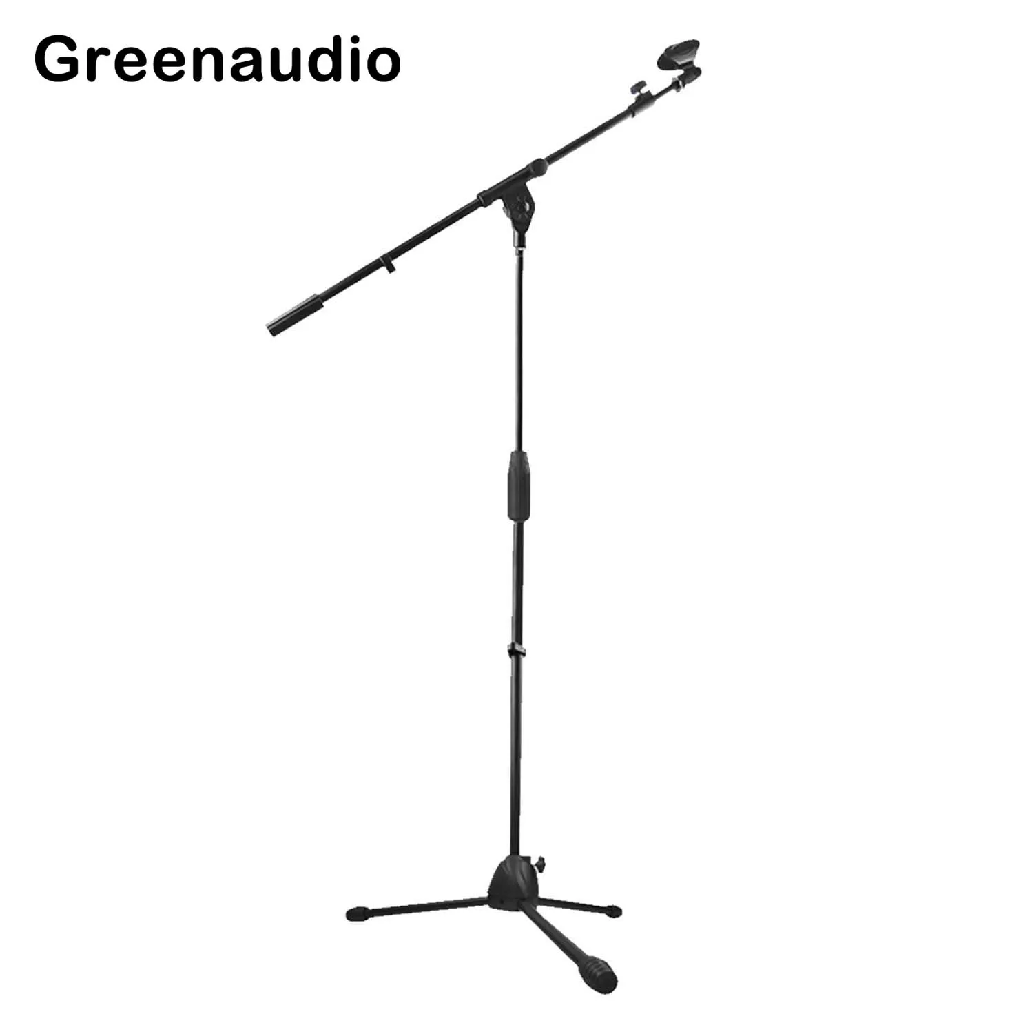 GAZ-206 Professional Mic Stand All Metal Mobile Microphone Stand With Button Adjustable Microphone Stand