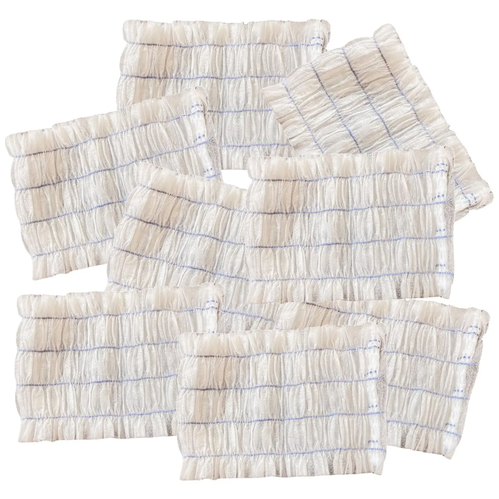 

100 Pieces Disposable SPA Headbands Non Woven Facial Hair Band for Makeup