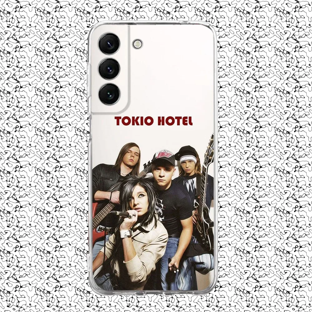 Tom Bill Kaulitz T-Tokio H-Hotel Phone Case Silicone For Samsung S30,23,21,22,20 FE lite,S10,9,PIus Note20ultra Soft Transparent