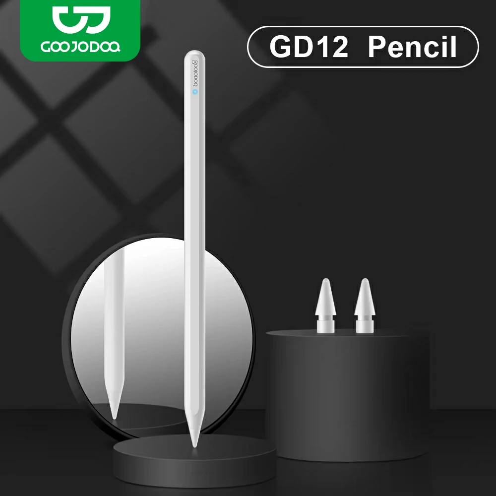 

Для iPad Pencil с функцией наклона ладони, ручка GOOJODOQ 12-го поколения для Apple Pencil 2 1 iPad Air 5 2022-2018 для стилуса Apple Pen