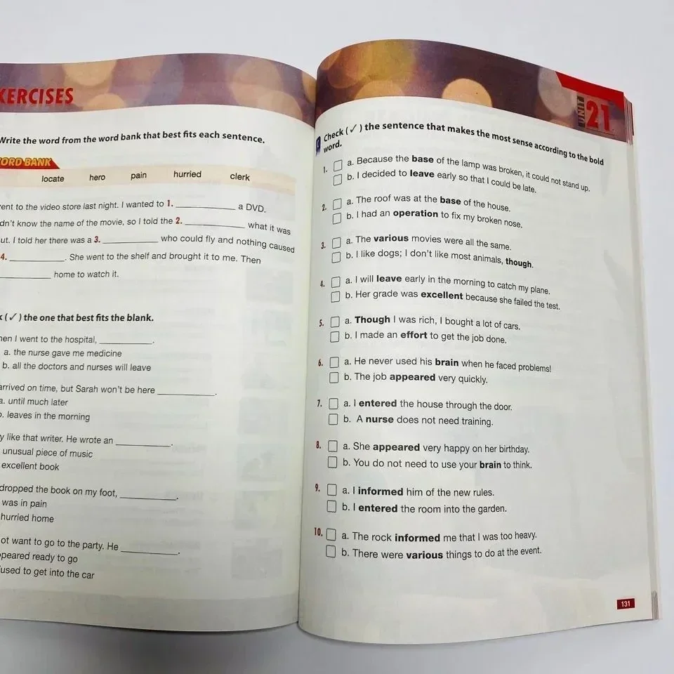 New 6 Books/Set 4000 Essential English Words Level 1-6 IELTS SAT Core Words English Vocabulary Book Libros Livros