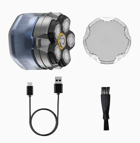 6D Magnetic Electric Head Shaver Waterproof LED Rechargeable Hair Trimmer Bald Men Face Hair Cutting Razor image 5