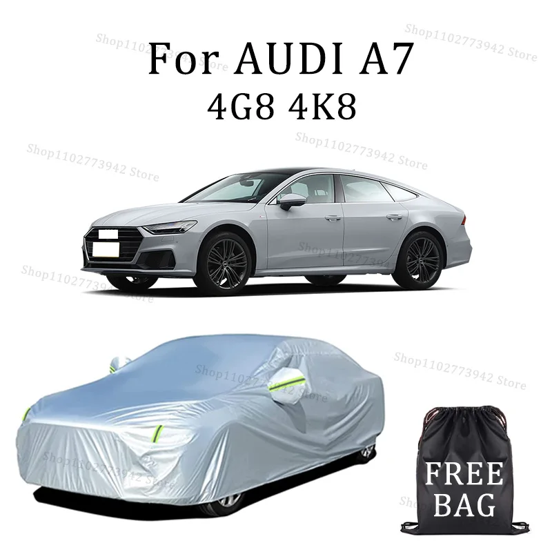 

For AUDI A7 4G8 4K8 Car Cover Car Waterproof All Weather Automobiles Full Exterior Covers - Sun-proof Outdoor Anti scratch