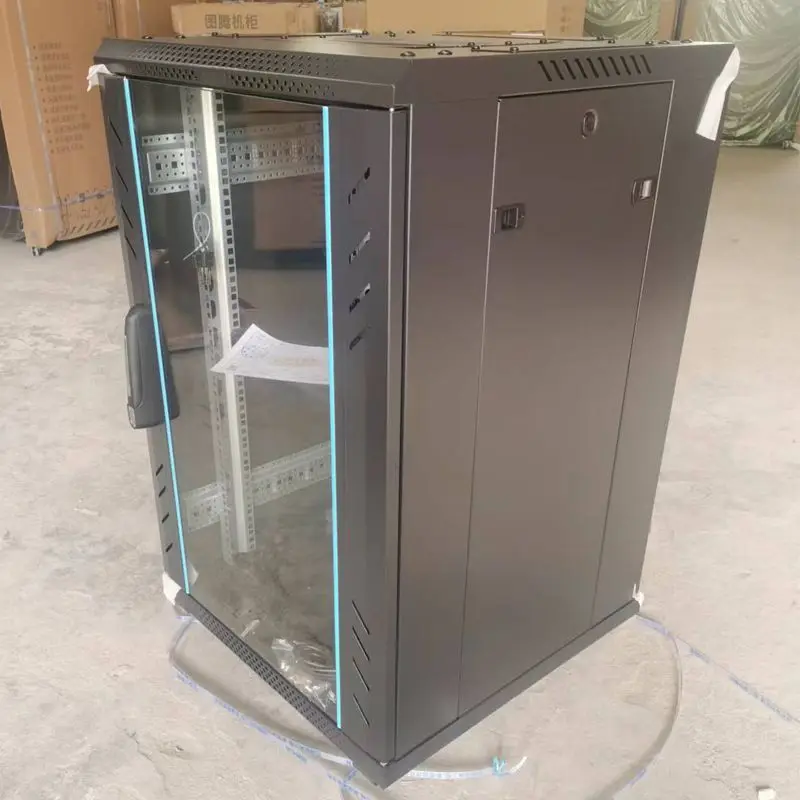 Network Cabinet Glass Door 18U24U32U37 Weak Current Monitoring Switch Standard Chassis