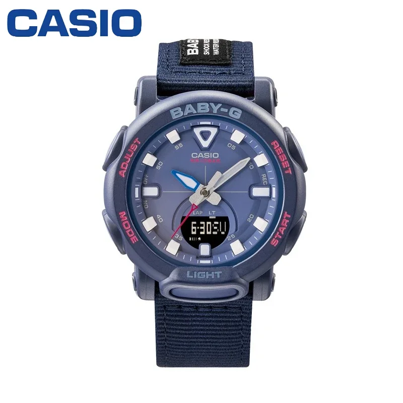 CASIO BABY-G BGA-310C-2A Unisex Outdoor Hiking Watch Mineral Glass Auto Calendar 100M Waterproof Ana-Digital Wristwatch
