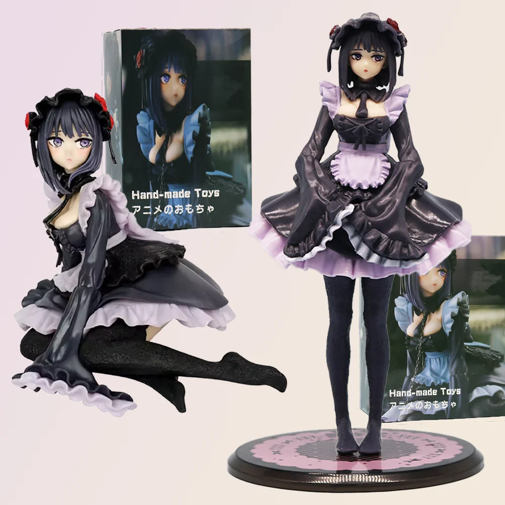 My Dress-Up Darling Anime-Figur Schwarzes Dienstmädchen-Outfit Actionfigur Sammlermodell