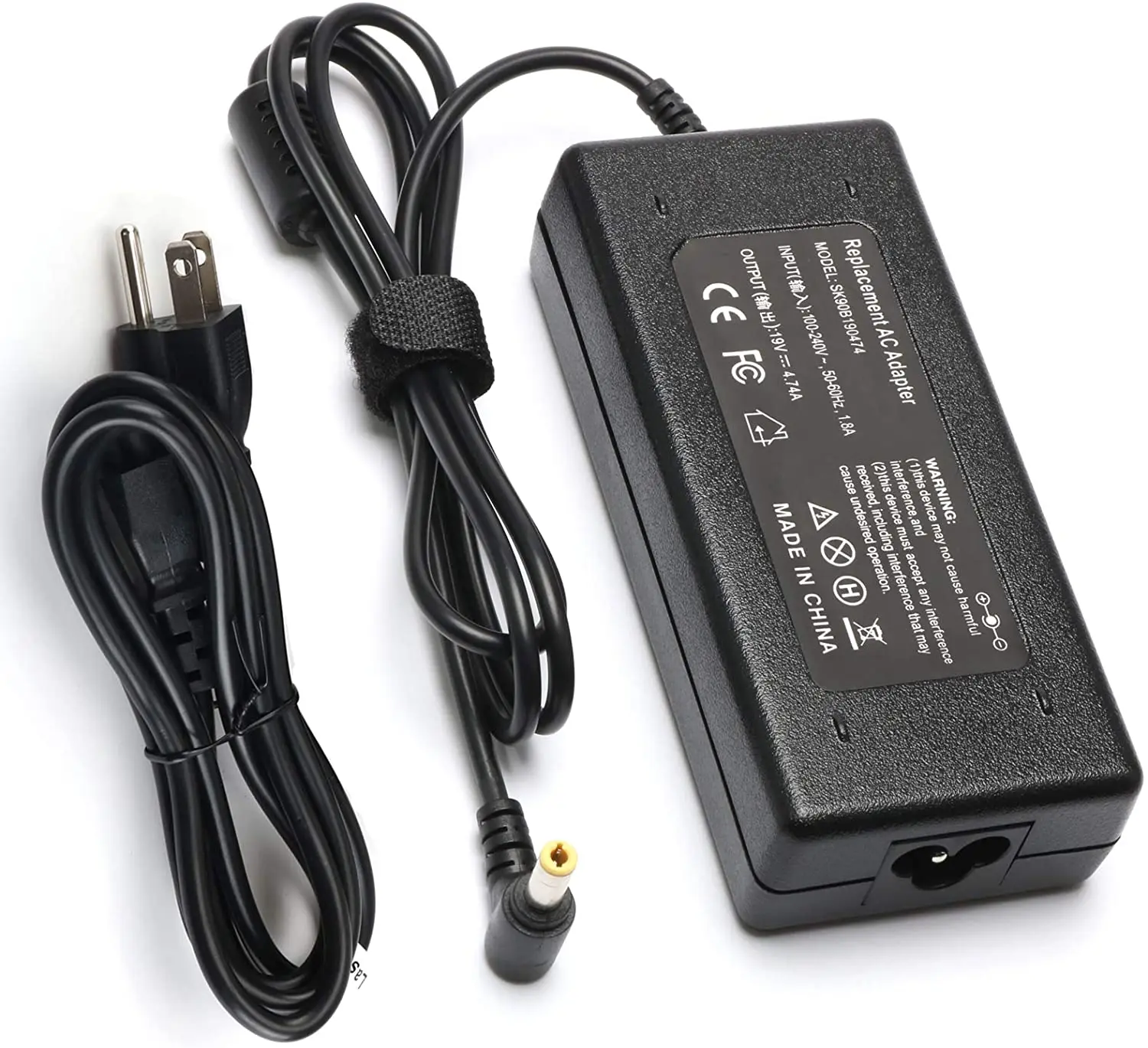 19V AC/DC Adapter Charger for Westinghouse 24 32 40 42 46 inch UW40TA2W UW40T8LW LED TV UW32SC1W UW32S3PW LD-3255VX LD-2480 LD-4