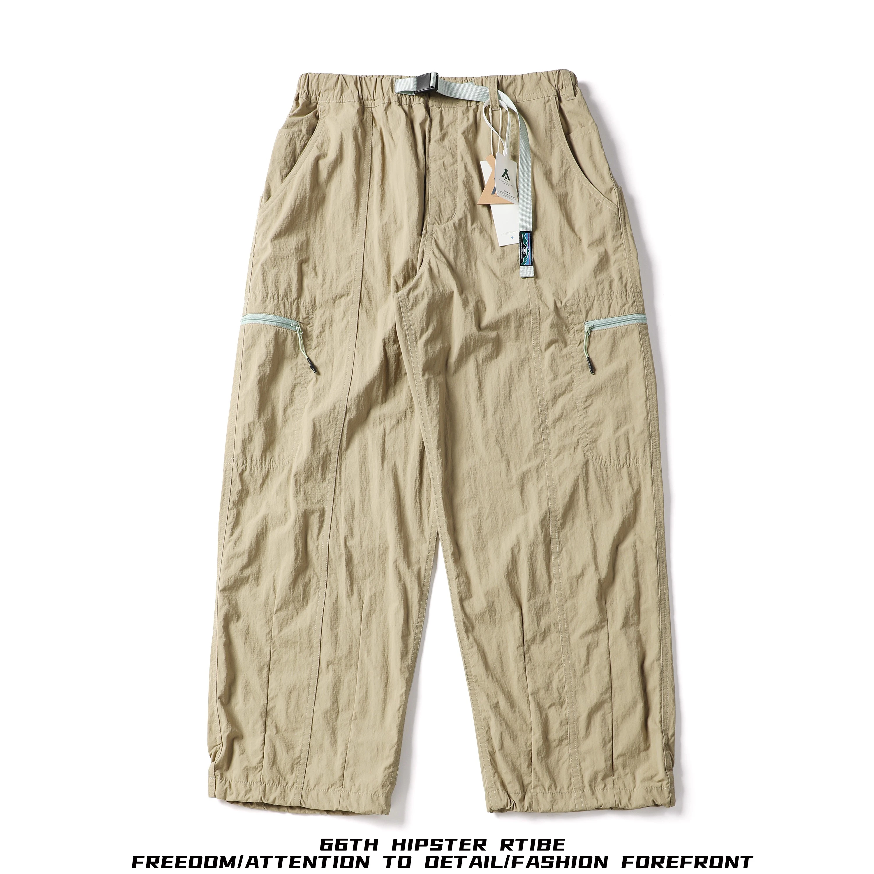 

Мужские повседневные уличные рабочие брюки из нейлона: немнущиеся, свободного кроя, прочные, водоотталкивающие, быстросохнущие, прямые штанины, для прогулок