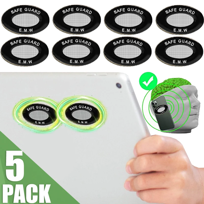 1-5 шт. антирадиационные наклейки для сотовых телефонов, защита от ЭМП для Apple IPhone 15 Pro, ноутбуков, планшетов, защиты электронных устройств