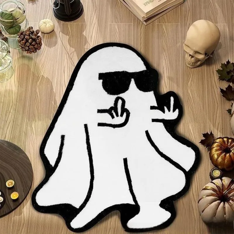 

Ковер VIKAMA Halloween Ghost, удобный и мягкий, для украшения дома, украшения спальни и ковер для входной двери