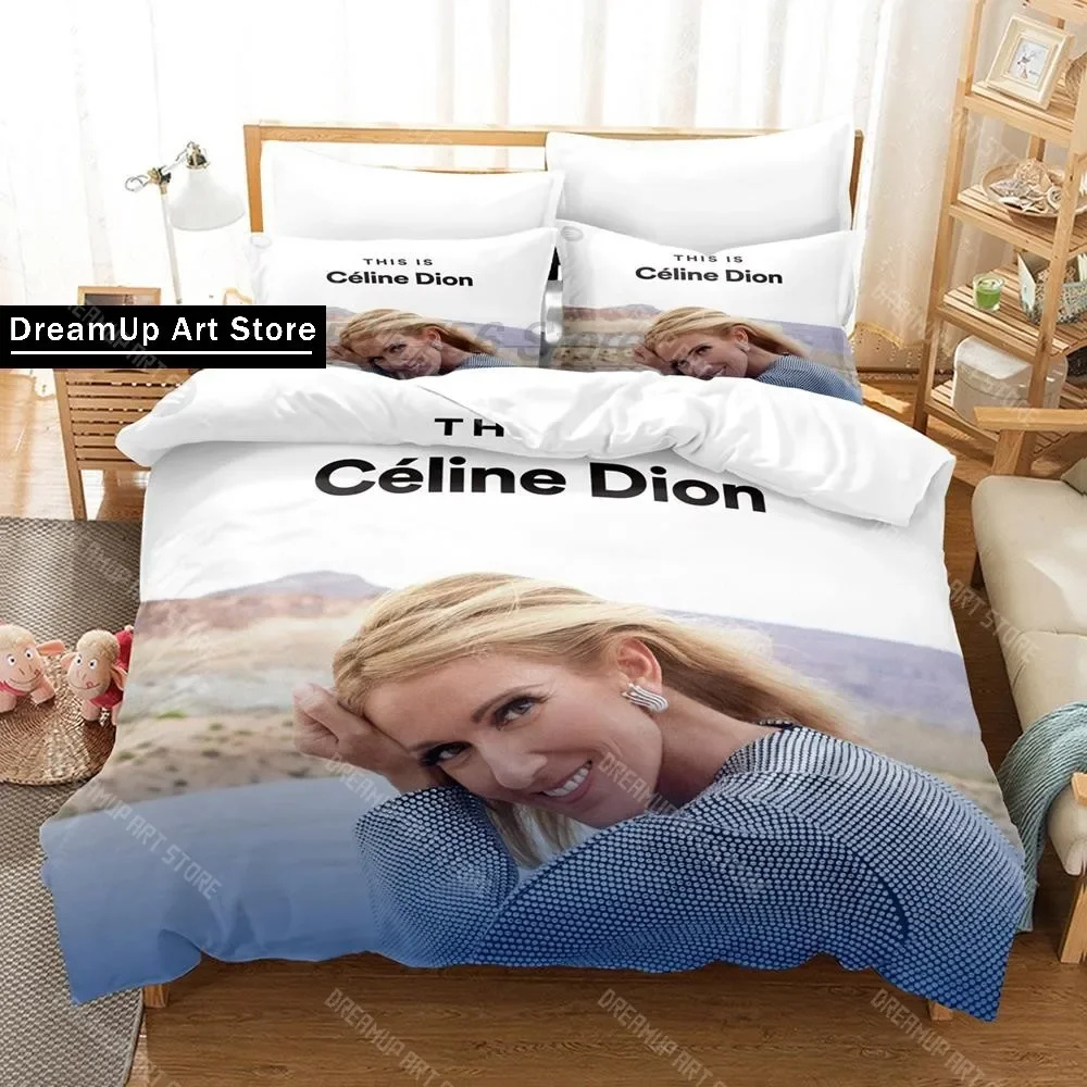 

Комплект постельного белья Celine Dion Single Twin Full Queen King Size, комплект постельного белья для взрослых и детей, пододеяльник для спальни, комплект простыней с 3D принтом