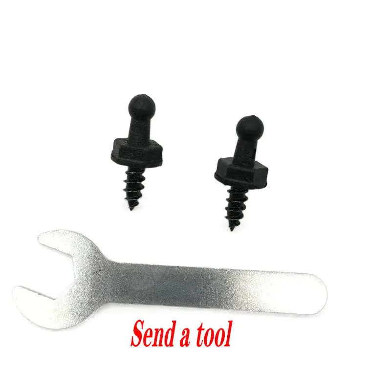 2pcsApply to  Q3 2013-2016 Trunk buckle bolt  Rear bulkhead support ball pin screw  Platen accessories