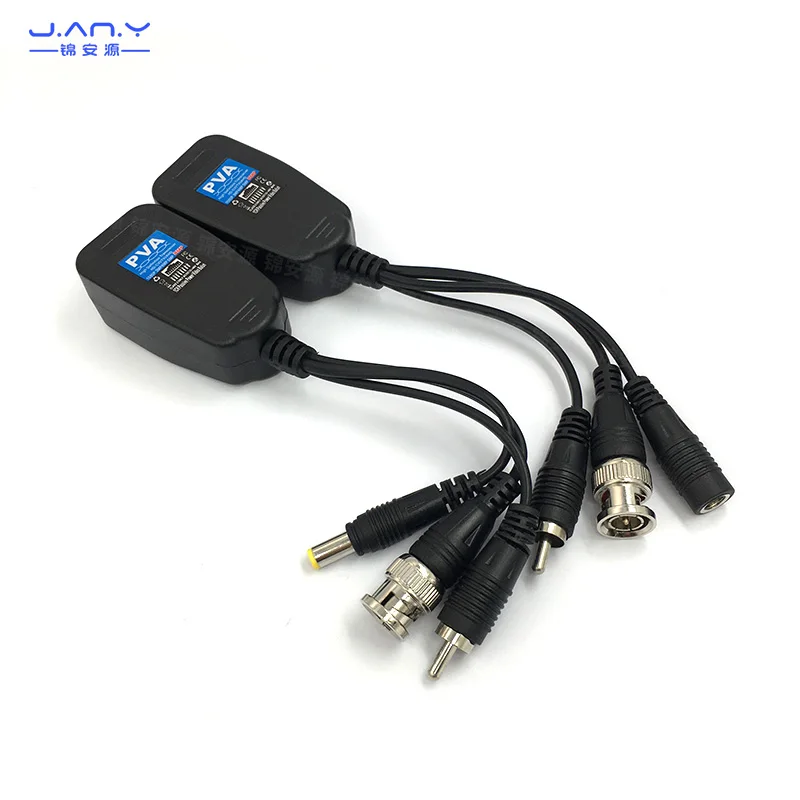 Video power supply audio three in one 8mp coaxial HD twisted pair transmitter multi-functional network port to BNC head