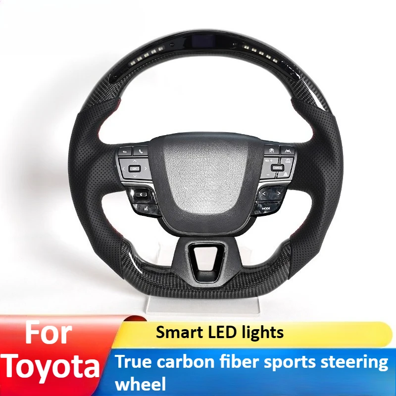 

Для Toyota Camry/Crown/Alphard модификация рулевого колеса из углеродного волокна, новые аксессуары