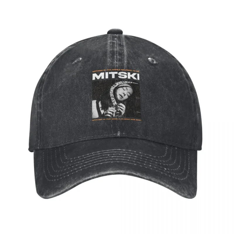 Mitski Music Romantic Men Women Baseball Cap Album Harajuku Distressed Denim Washed Hats Cap Vintage Outdoor Activities Snapback