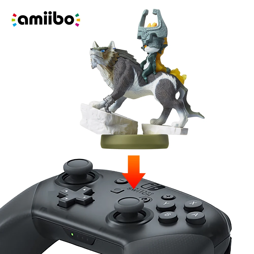 Nintendo Amiibo Figure - 20 hearts Wolf Link - The Legend of Zelda