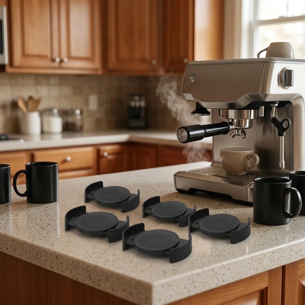 Coffee Cup Rack Set 6 Pieces - Open Design Cup Holder for Quick and Air Circulation to Keep Mugs Dry and Clean