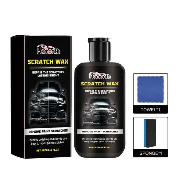 

Homonth Scratch Wax, Car t Scratches And Scratches Cream Maintenance Polishing Wax