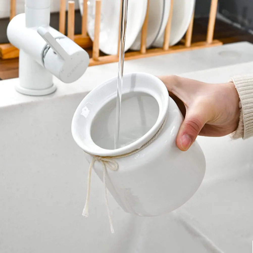 

Керамическая герметичная банка для хранения солений, квашеной капусты, кофе, чая, сахара, соли, конфет, специй для дома и кухни