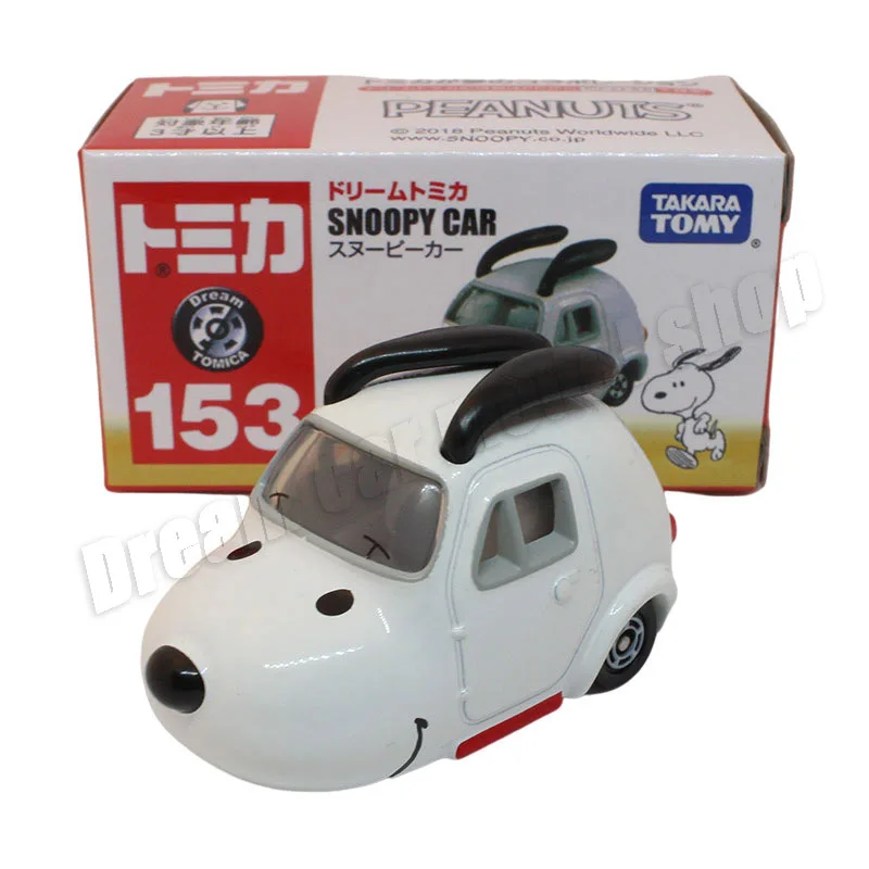 1:64 TOMICA Snoopy Donald Duck's Dream Ship, motocicleta de Mickey, modelo fundido a presión, colección de coches, coches de juguete, regalos al por mayor