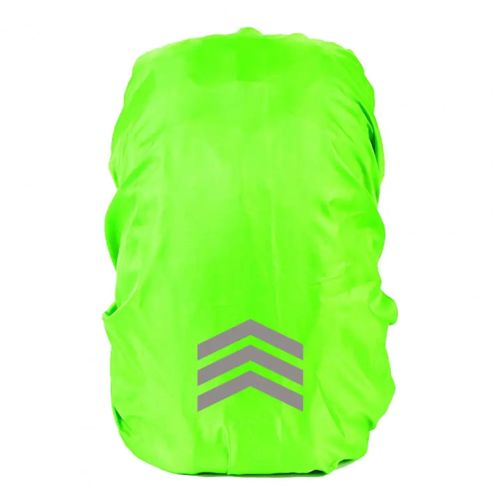 Cubierta de mochila impermeable, cubierta de lluvia con tiras reflectantes para visibilidad nocturna, Protector a prueba de rayos Uv, resistente al