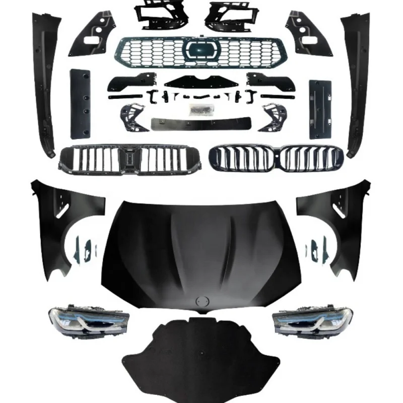

Suitable BMW 5 Series front and rear bumpers, fenders, side skirts, body kit for M5 F10 F18 upgrade to G30 G38