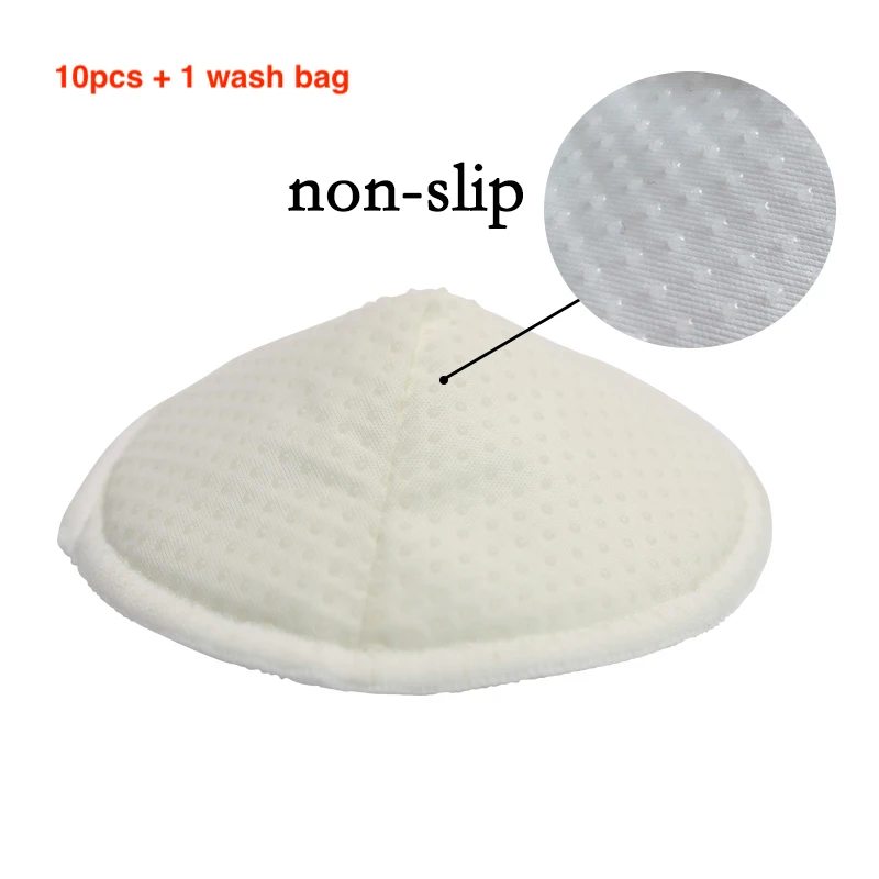 10pcs Non slip Absorbent Reusable Chest Nursing pads washable cotton breast feeding pad nursing supplies for Lactation mother