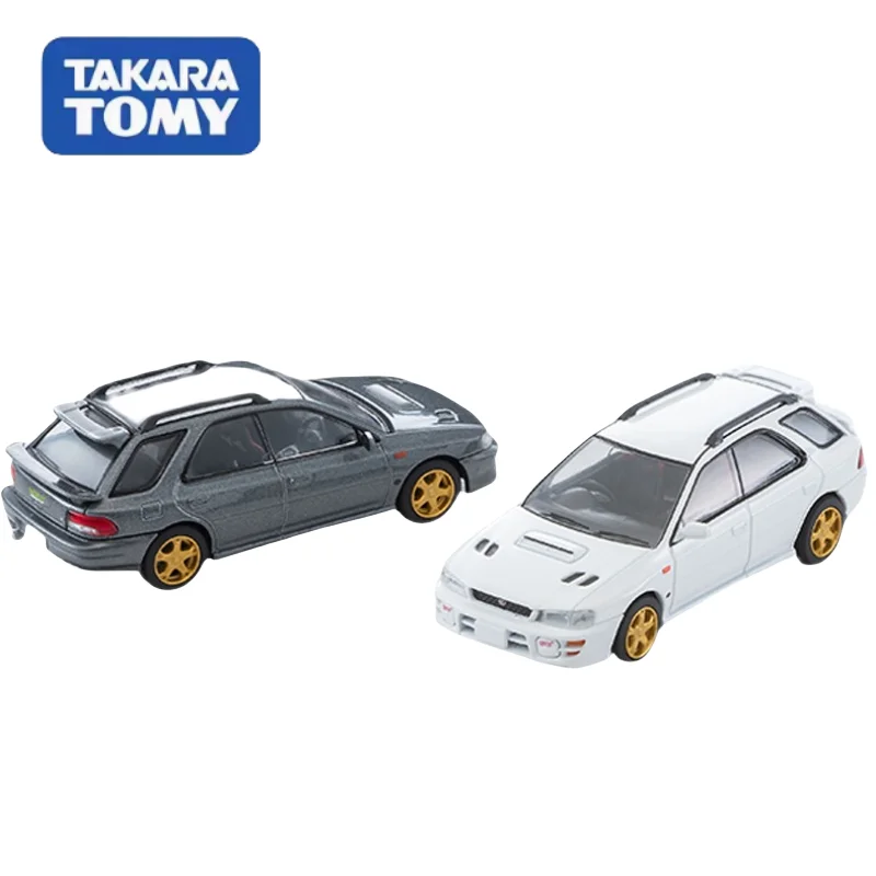 TAKARA TOMY TOMICA 1:64 TLV LV-N281a/b WRX STi Subaru alloy simulation model, children's collection toys, gifts for children.