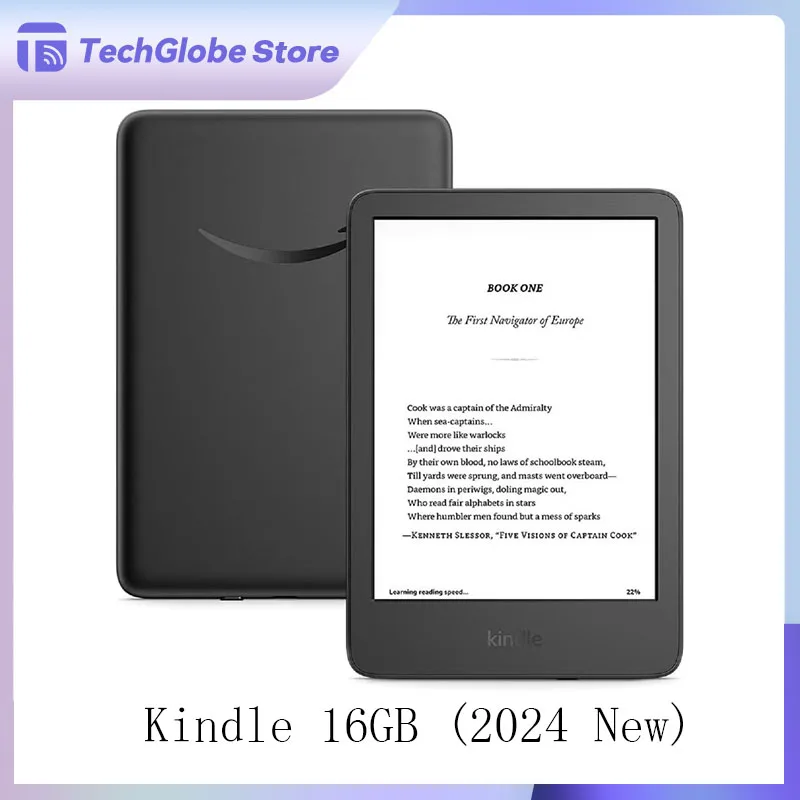 قارئ كتب كيندل 16G قارئ الكتب الإلكترونية 6 بوصة قارئ الكتب الإلكترونية أخف قارئ كتب كيندل المصابيح الأمامية القابلة للتعديل