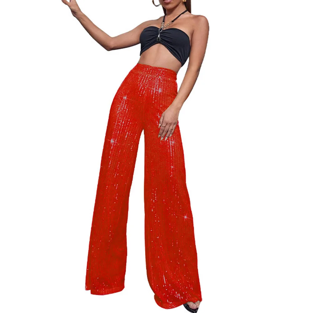 Helle, solide Hosen, Perlen-Clubkleidung, verschiedene Farben erhältlich, mäßige Elastizität, Polyesterstoff, saisonale Kleidung, sexy Stil