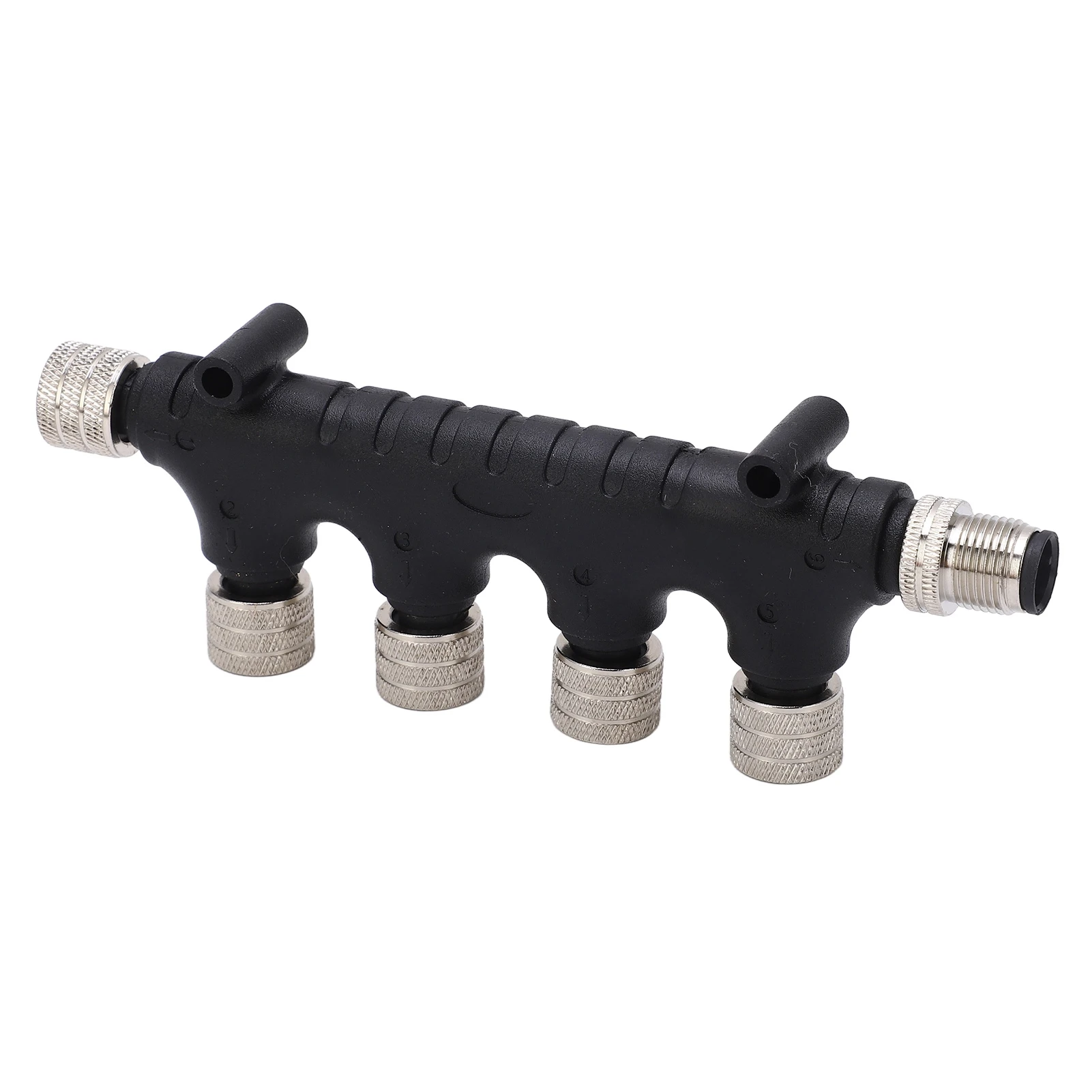 NMEA 2000 T Connector 5 Pin IP67 for Lowrance Networks Backbone Drop 4 Port Multiport Tee OEM Replacement Connector