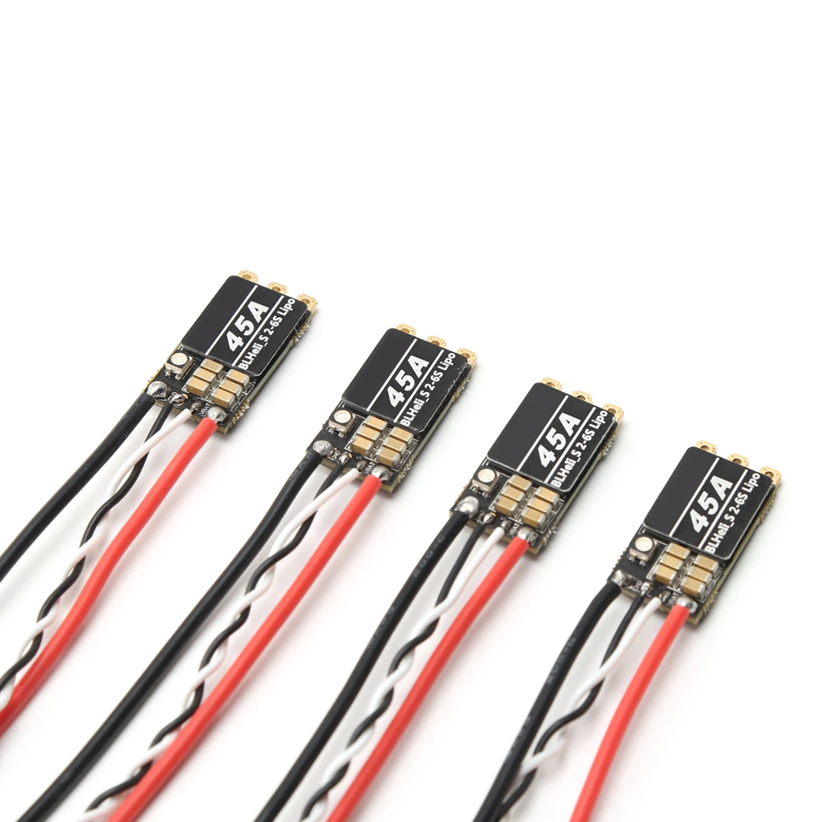 45A BLHeli_S ESC 2-6S Lipo Brushless ESC وحدة تحكم إلكترونية في السرعة مدمجة قابلة للبرمجة RGB LED لطائرة RC FPV بدون طيار كوادكوبتر #3