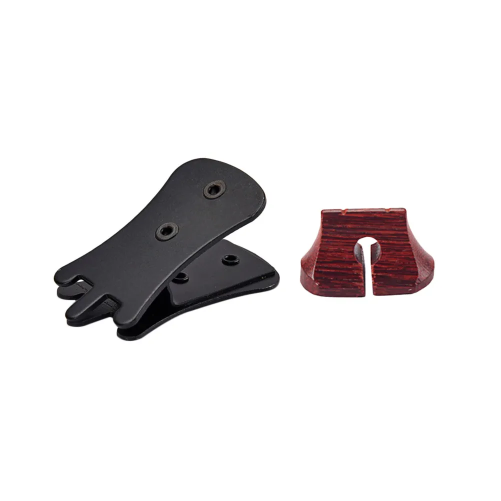 Erhu Mute Black High Grade Non Deformation Wear Resistant Rubber for Fiddle Erhu Practice Dampen Sound Reduce Sharpness