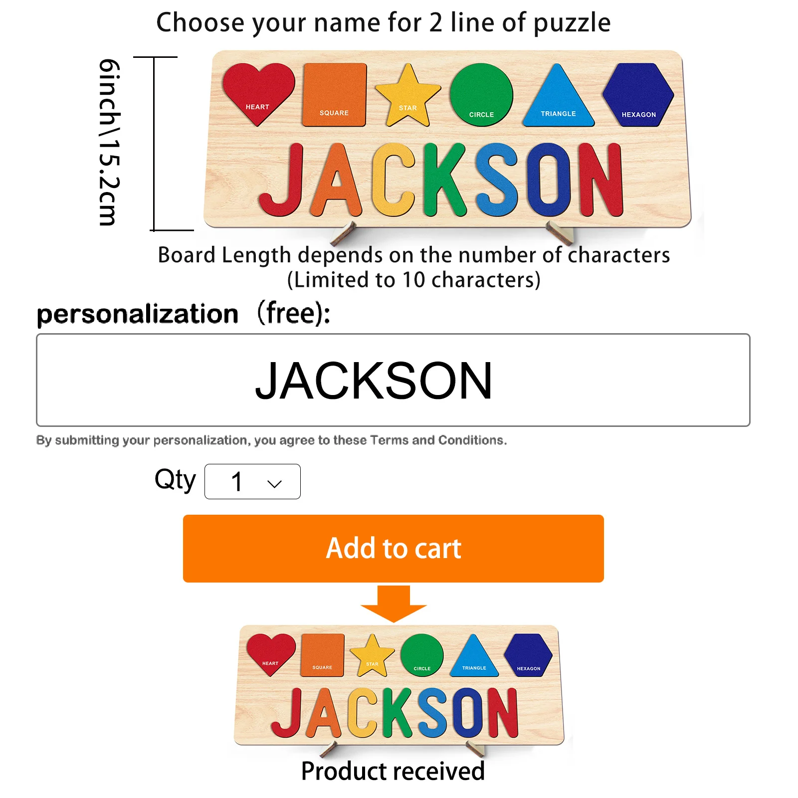 Personalized Name Puzzle Display, Wooden Puzzle, Custom Name Puzzle, Birthday Gift, Early Education Educational Toy.