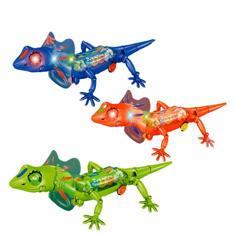 Robotic Electric Battery-Powered With Light And Sound Robotic Electric For Children Kids Gift Lizard Toy