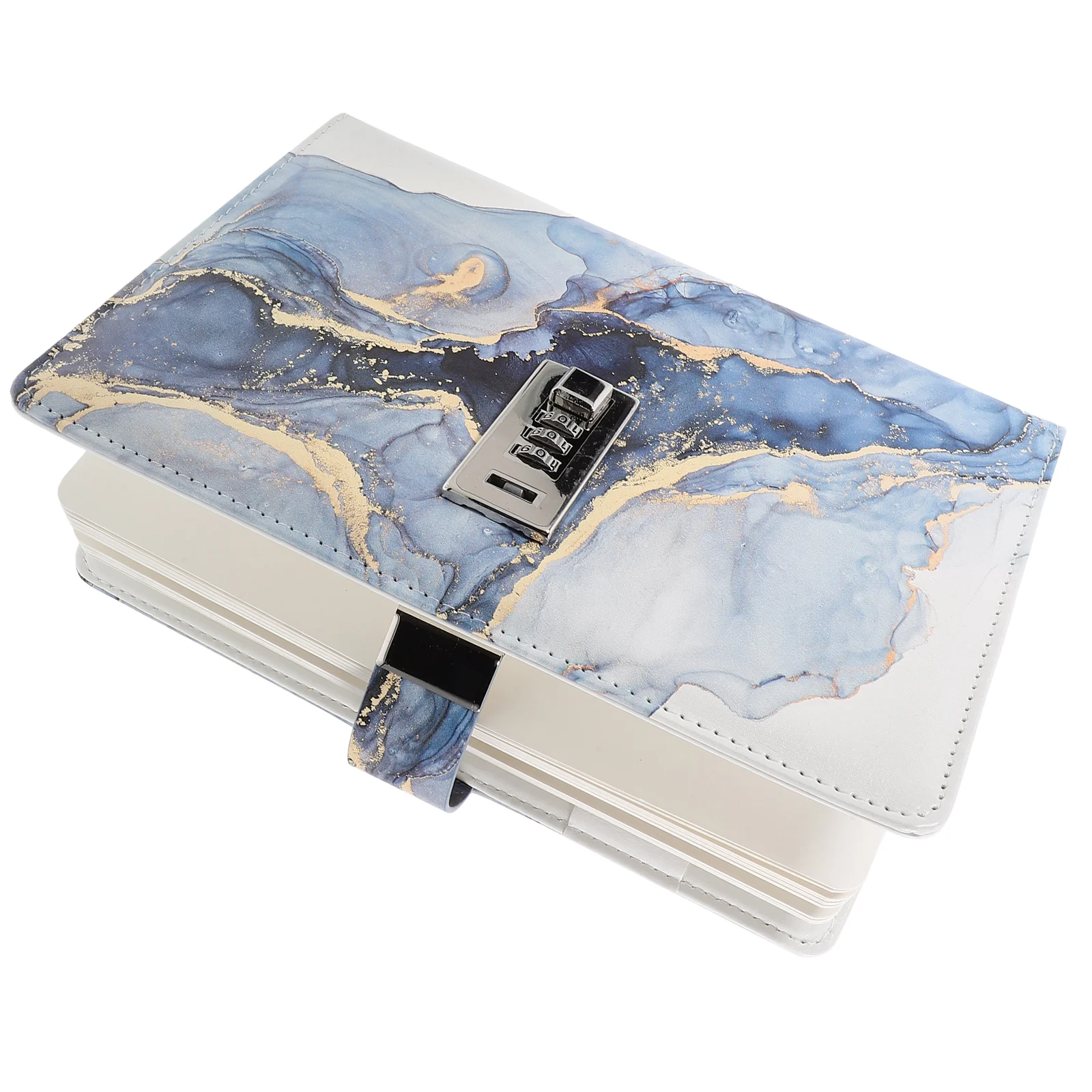 

The Notebook Password Diary Lock Journal Diaries with Locks Communication for Girls Marble