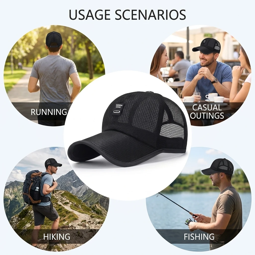 Cappello da baseball traspiran - Running Gear Outdoor recensione e prezzo
