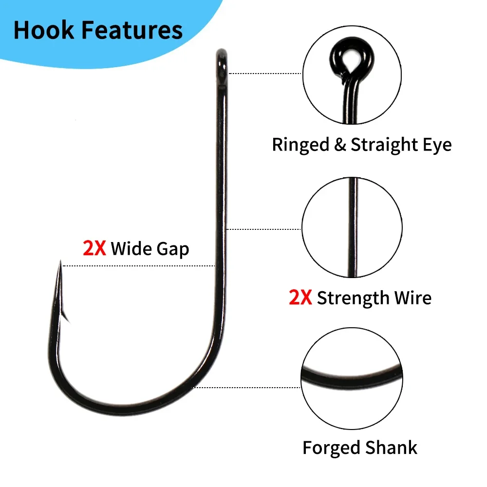 7 16 gap to shank fishing hooks FishTrip 100Pcs Aberdeen Hooks, Long for Freshwater Bent eye is ideal for a snell knot connection Stainless O'Shaugnessy Hook | Epic