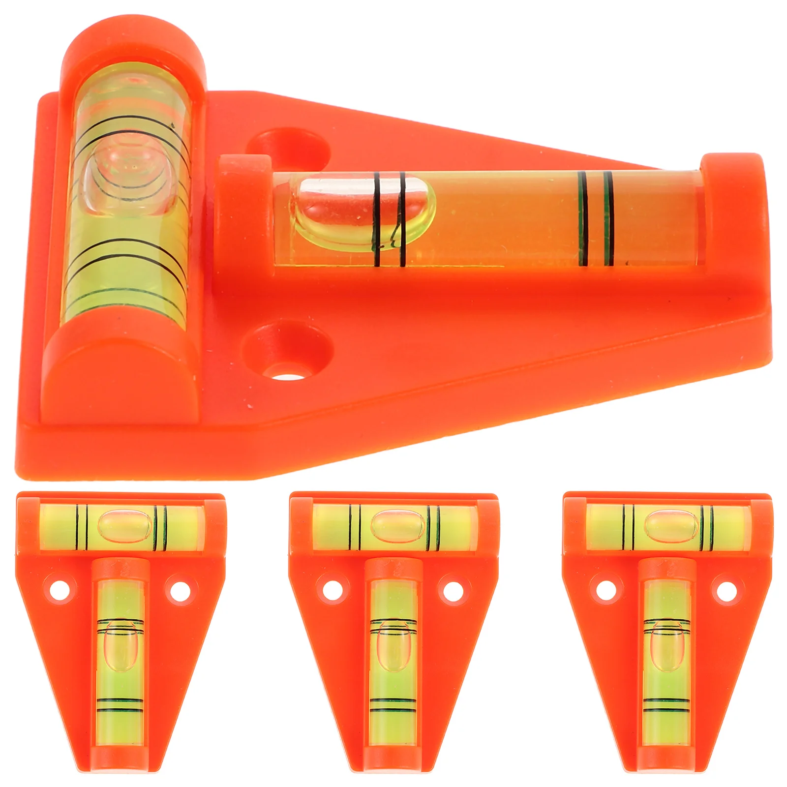 

6pcs Compact Mini Bubble Level T-Shaped For Rv Travel Trailers Campers Small Level Tool Ground Leveling