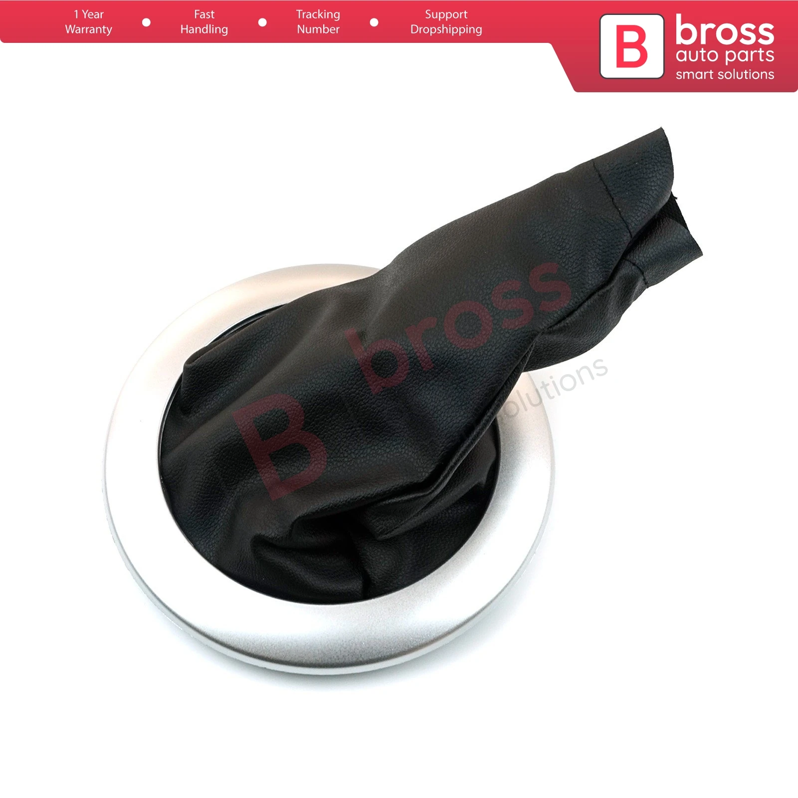 Bross Auto Parts BSP549 Gear Shift Stick Boot Black Chrome 8200454976 For Renault Megane MK2 2002-2009 Ship From Turkey