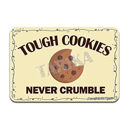 Tough Cookies Never Crumble Iron Poster Painting Tin Sign Vintage Wall Decor for Cafe Bar Pub Home Beer Decoration Crafts