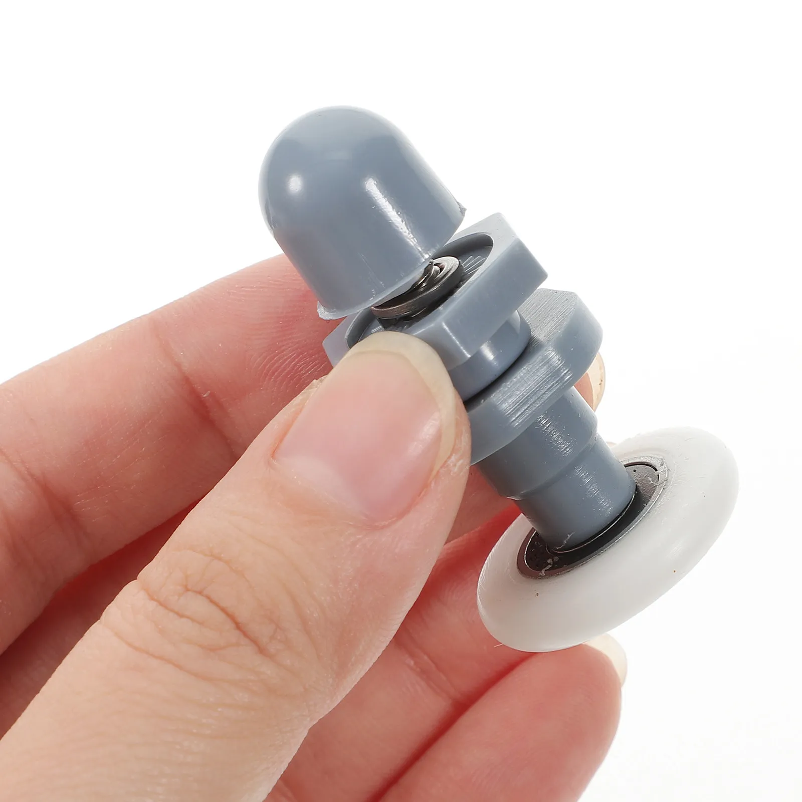 

8Pcs Wear-Resistant Shower Door Rollers Replacement Heavy-Duty Sliding Glass Door Runners Smooth Quiet Operation DIY Bathroom