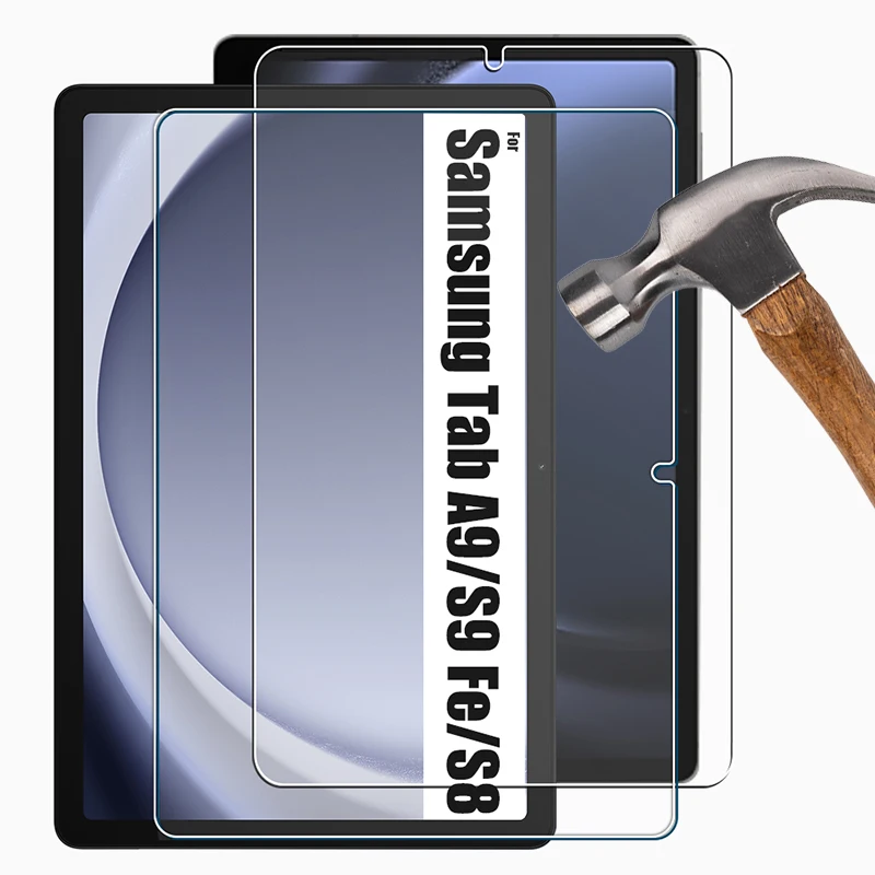 

1pcs For Samsung Galaxy Tab A8 A9 Plus 9H Tempered Glass Screen Protector S6 Lite S7 Plus S8 FE S9 FE+ 12.4 inch Protective Film