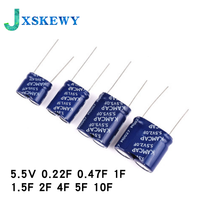 1PCS Super capacitor farad capacitor combination type 5.5V 0.22F 0.47F 1F 1.5F 2F 4F 5F 10F