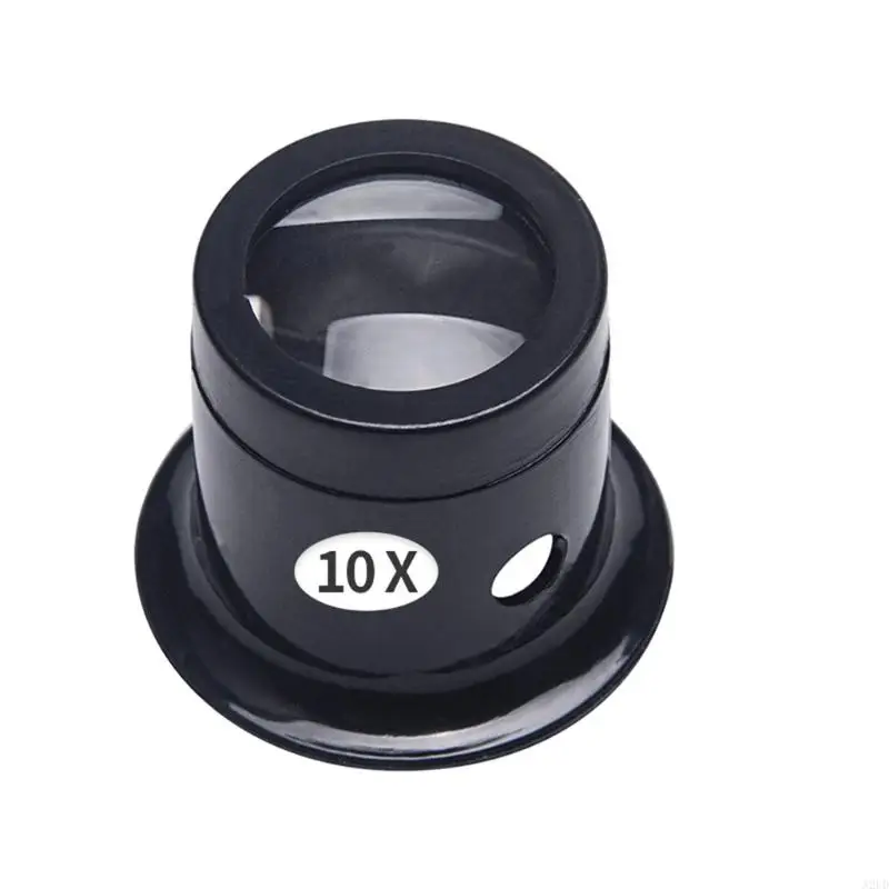 A2UD Jewellers Eye Loupe Loop แว่นขยายแว่นขยาย Monocular สำหรับผู้ทำนาฬิกาซ่อมแซมตา loupe เครื่องมือแก้ว 5 ประเภท