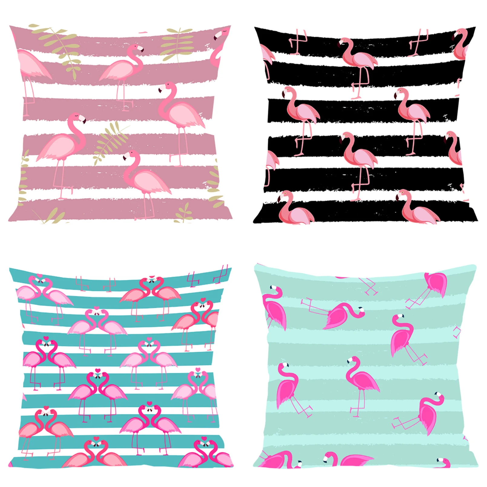 

Nordic Style Flamingos Pillowcases for Pillows 45x45 Cushion Cover for Living Room Cushions Pillow Covers Decorative Luxury Bed